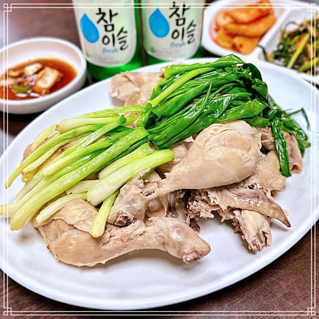 생방송 오늘저녁 동대입구&#44; 약수 데친 쪽파와 닭백숙&#44; 이북식 찜닭 맛집