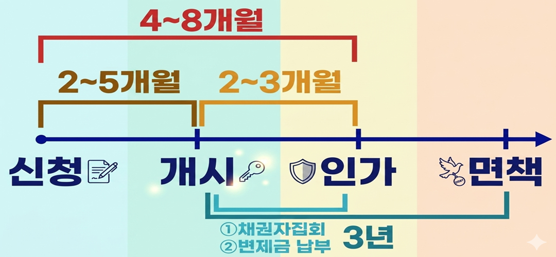 개인회생 절차 및 기간