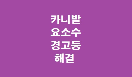 카니발 요소수 경고등