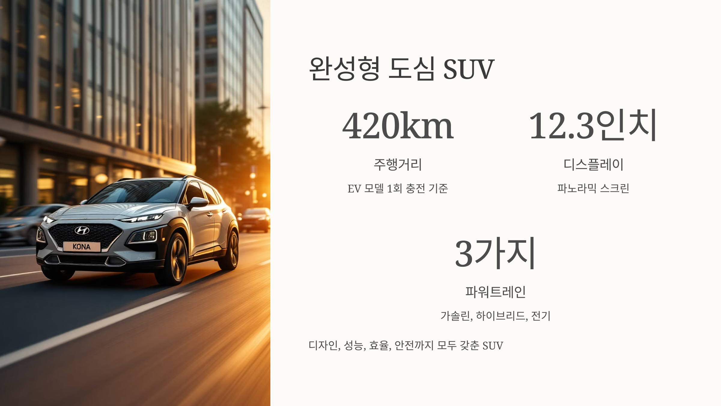 🚗 2025년형 현대 코나, 도심 라이프를 위한 최고의 SUV!