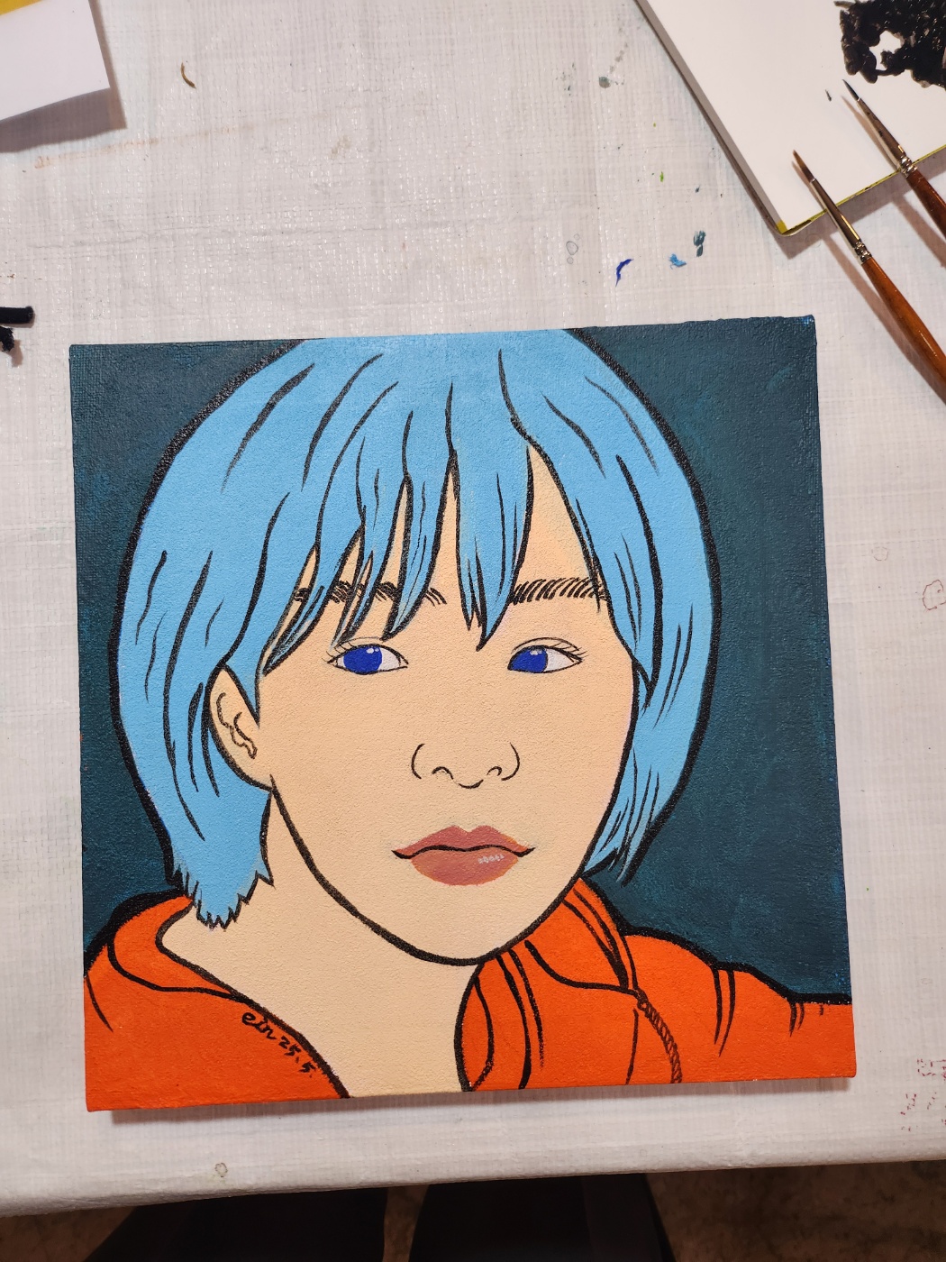 나의 첫 팝아트 초상화