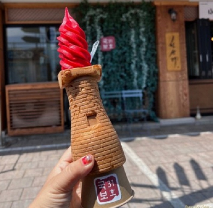한국기행-경주-첨성대-아이스크림