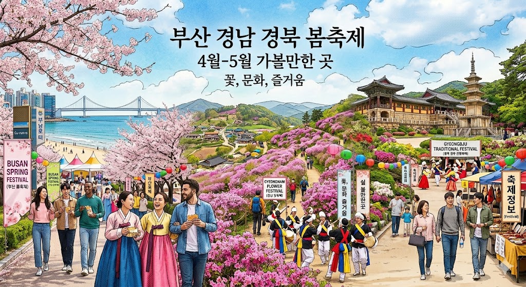 부산 경남 경북 4~5월 축제 이미지