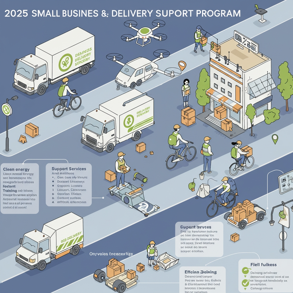 소상공인 배달·택배 지원사업 관련 사진