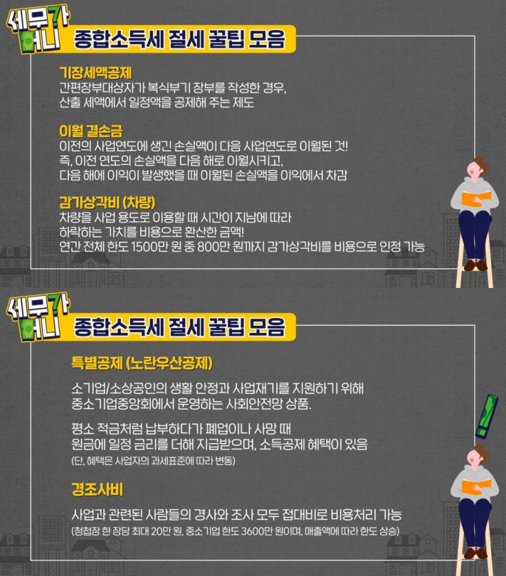 종합소득세 절세 방법