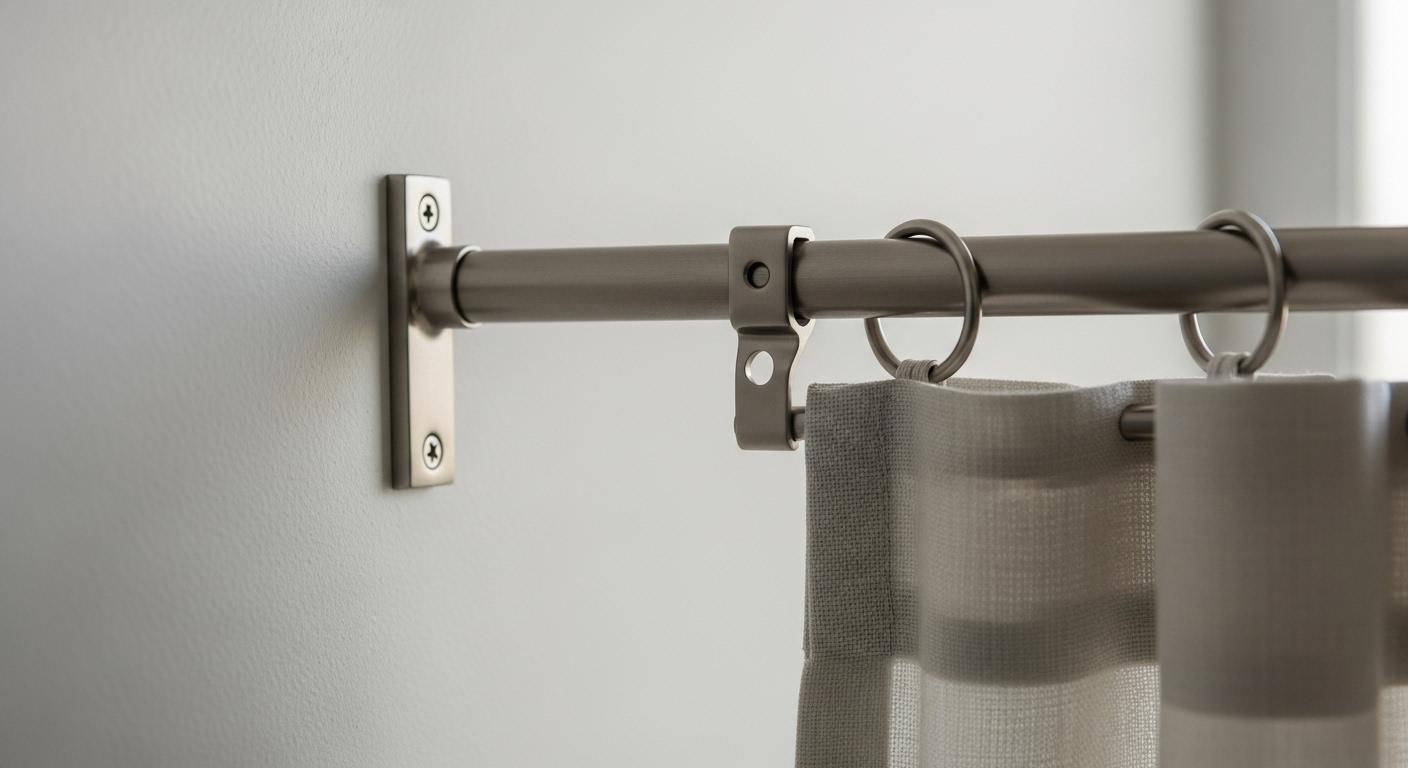 커튼 무타공 브라켓