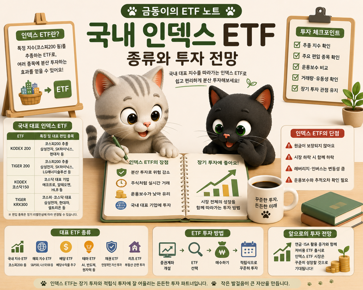 국내 주식ETF 인덱스 관련 내용