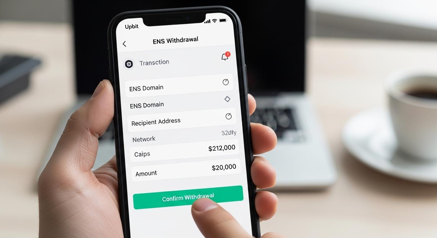 업비트 ens 출금