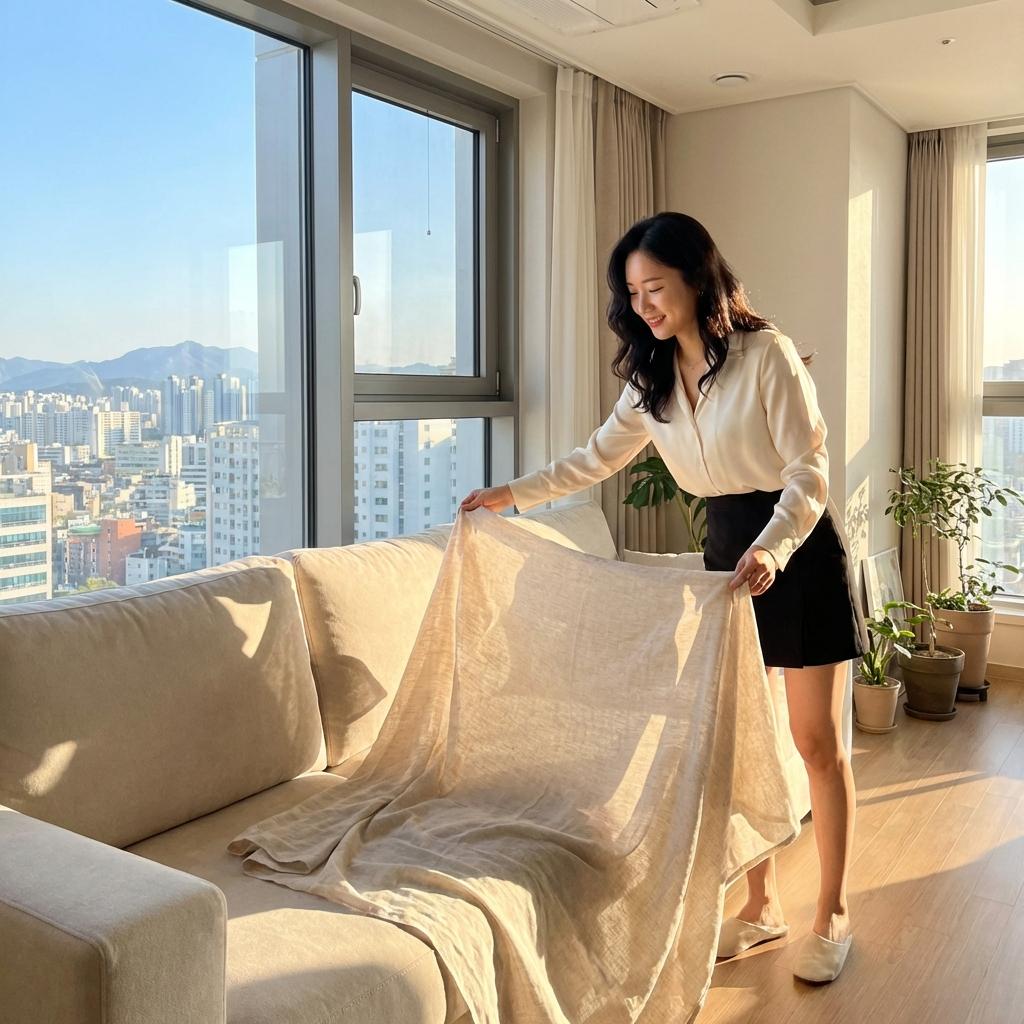 기능성 소파 코팅 복원 스프레이 효과