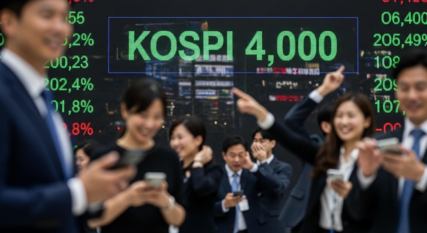 코스피 4000선 돌파