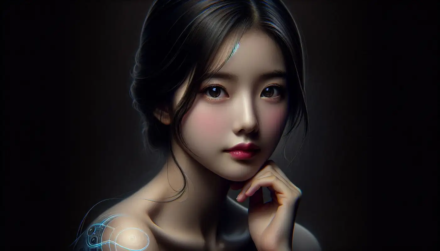 일레븐랩스-한국어-설정을-활용하는-여성의-모습