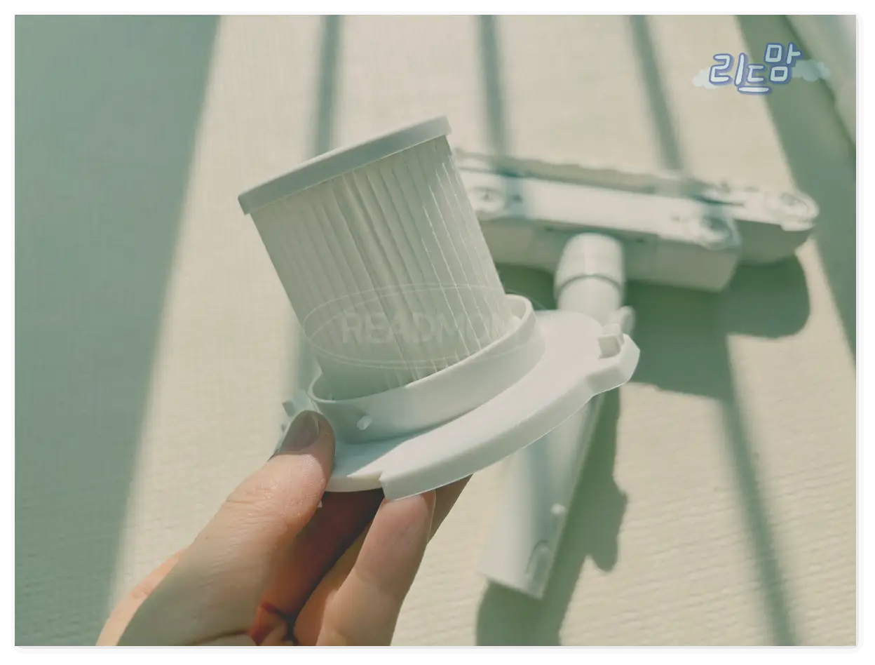 모온오비큠-헤파필터-청소기헤드-필터교체