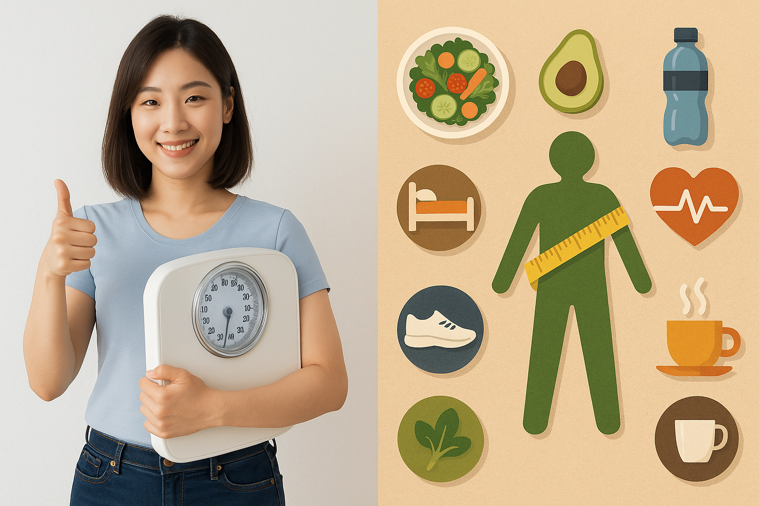 체중 줄이는 생활습관