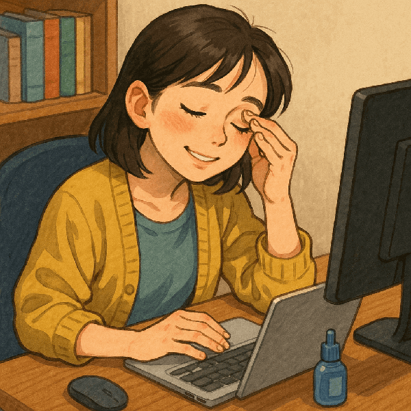 “눈알이 문제가 아니라, 눈 주위가 굳어있었어요”