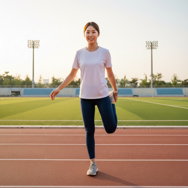 러닝 전후 부상 방지를 위한 스트레칭