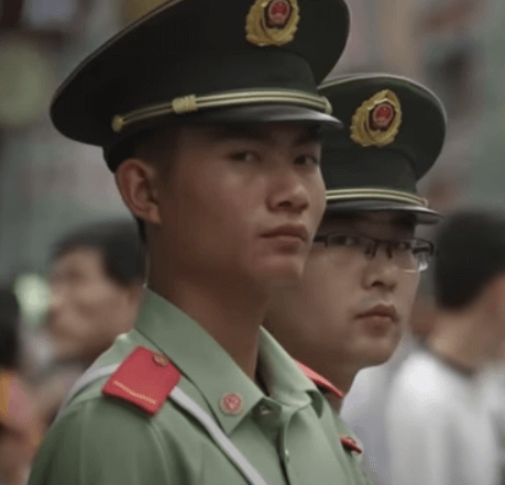 중국 공안의 모습