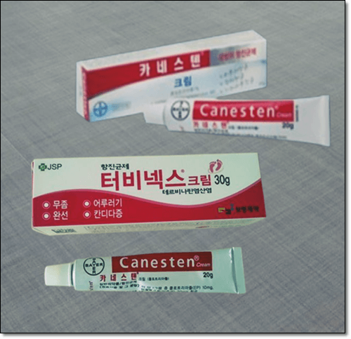 가려움증 연고 항진균제