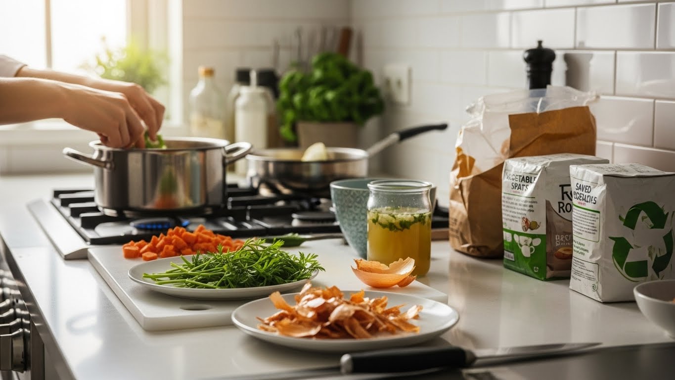 요리를 하면서 자연스럽게 줄어드는 음식 낭비