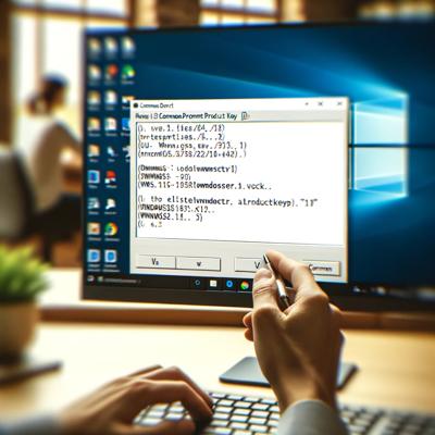 윈도우 10 시디키 조회 방법: 명령 프롬프트를 활용한 제품키 확인