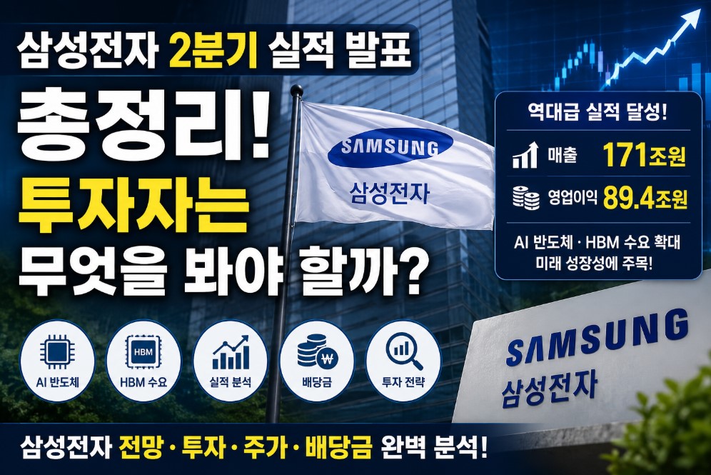 삼성전자 2분기 실적 발표 총정리