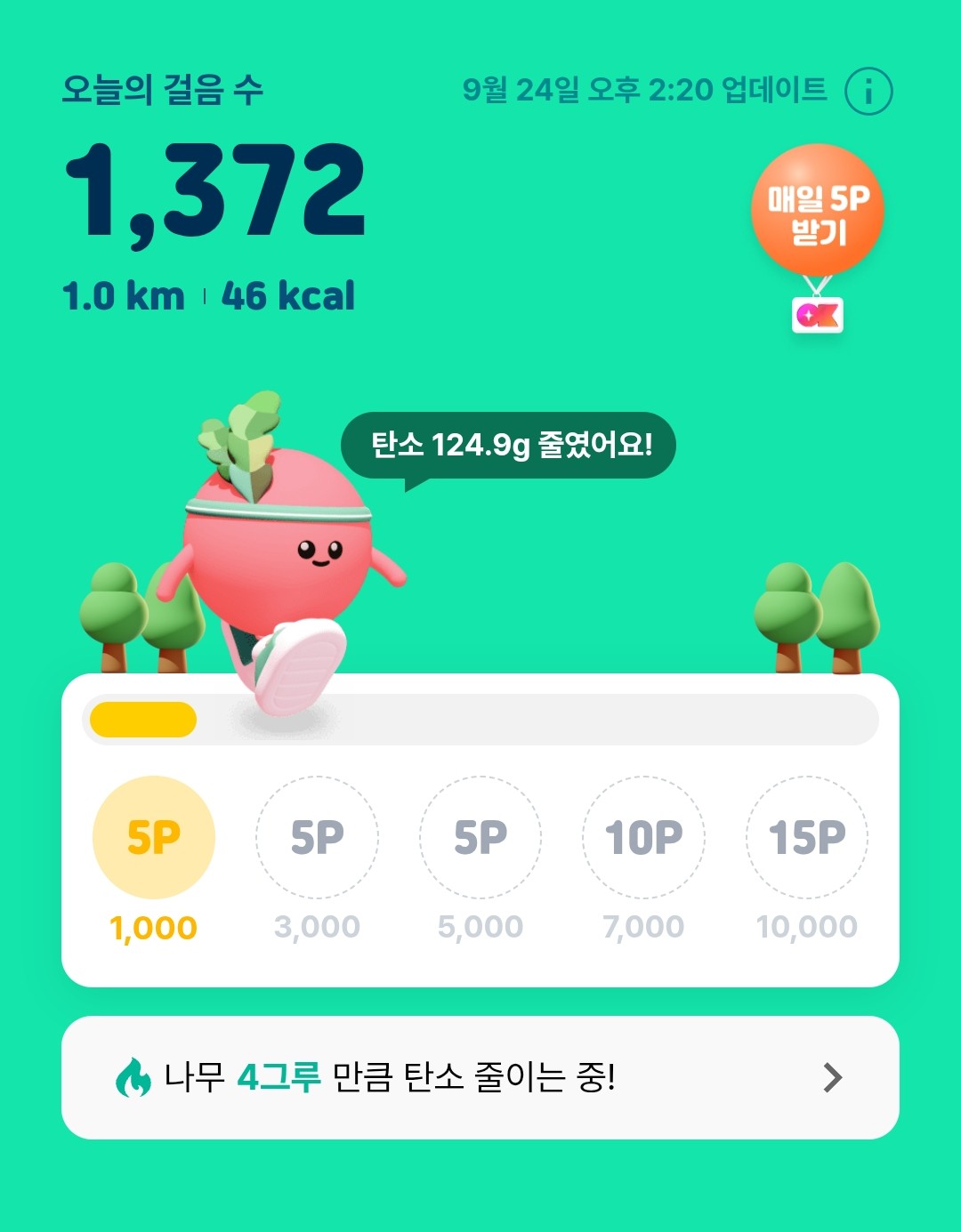 만보기 이미지