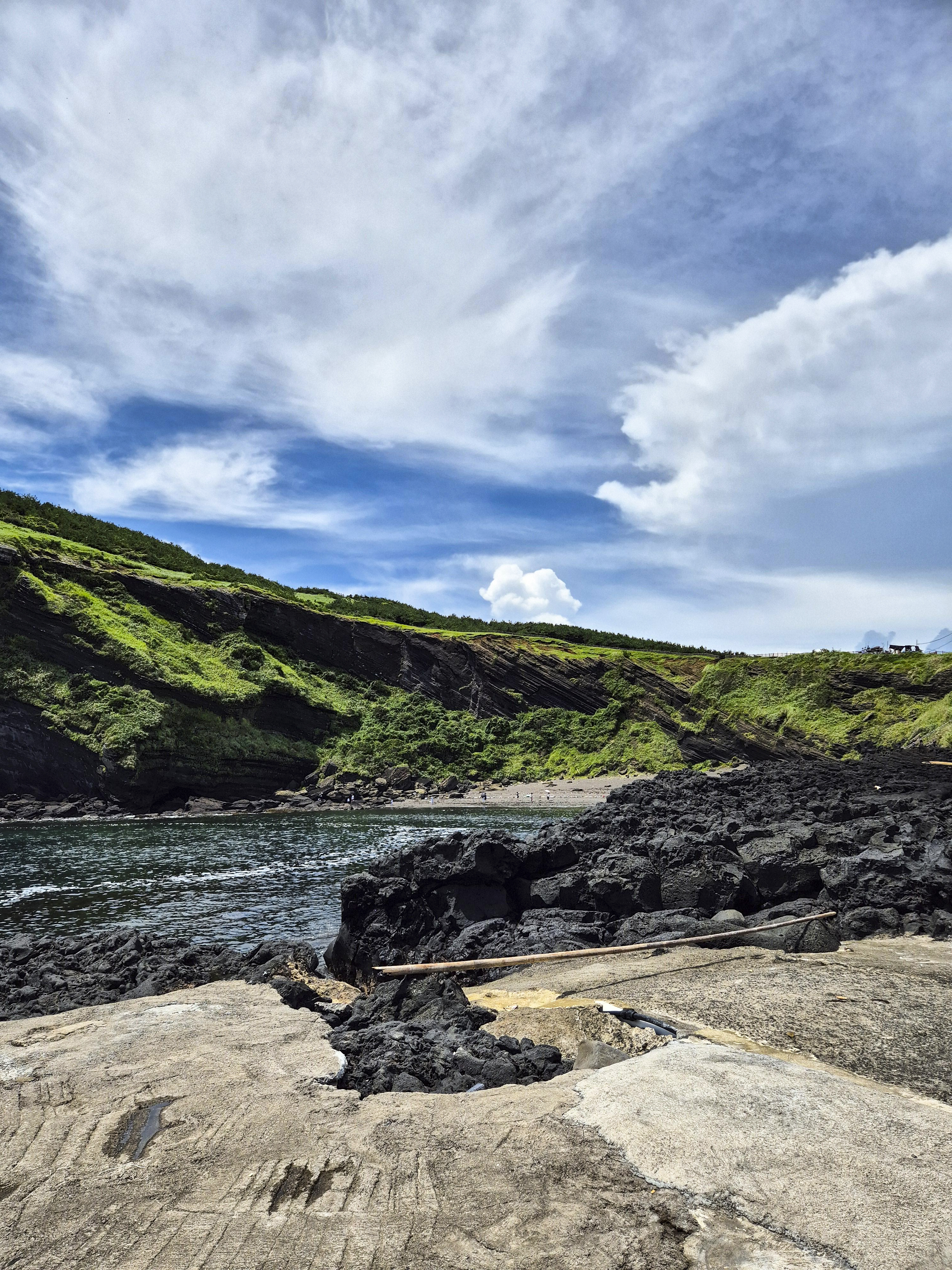 동굴보트 선착장 풍경