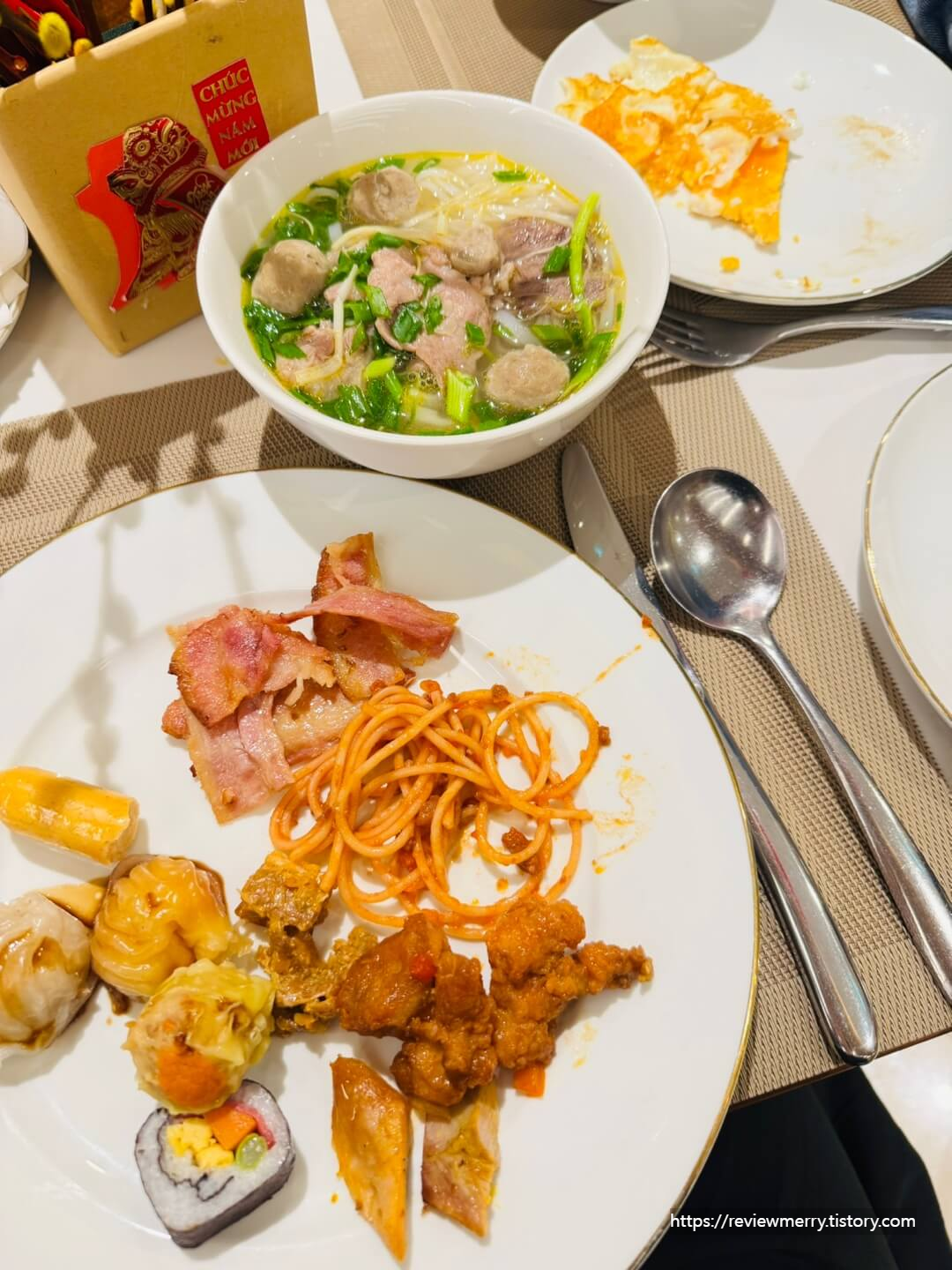 내가 먹은 조식 사진