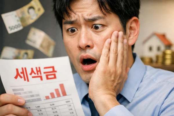 절세 전략을 떠올리게 하는 장면