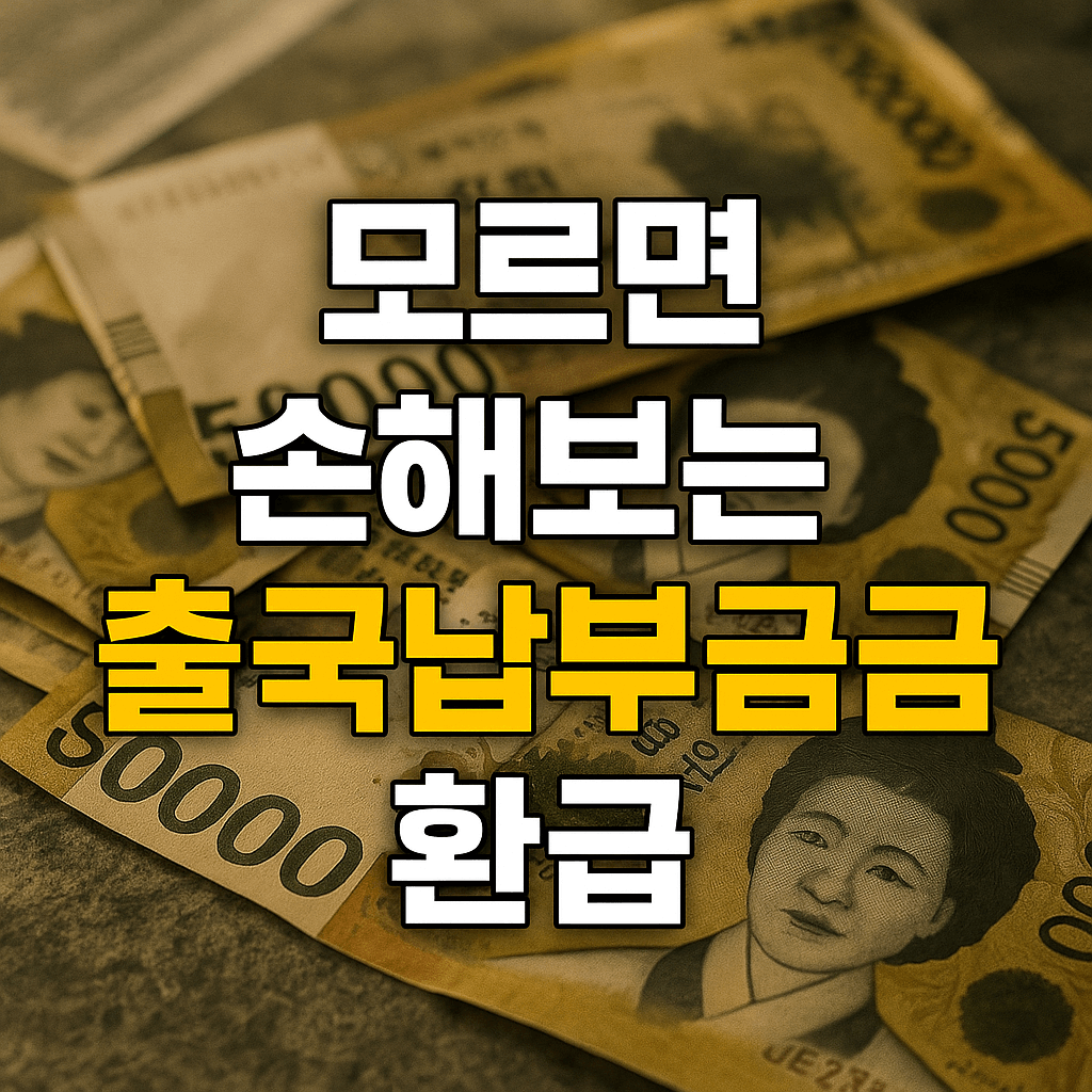 출국납부금 환급