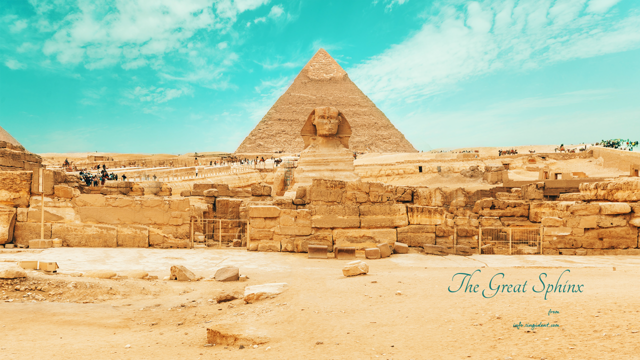 10 스핑크스 C - The Great Sphinx 풍경배경화면