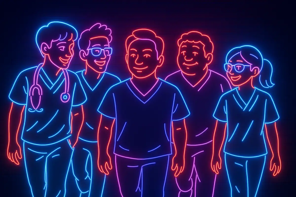 슬기로운의사생활-3D네온스타일