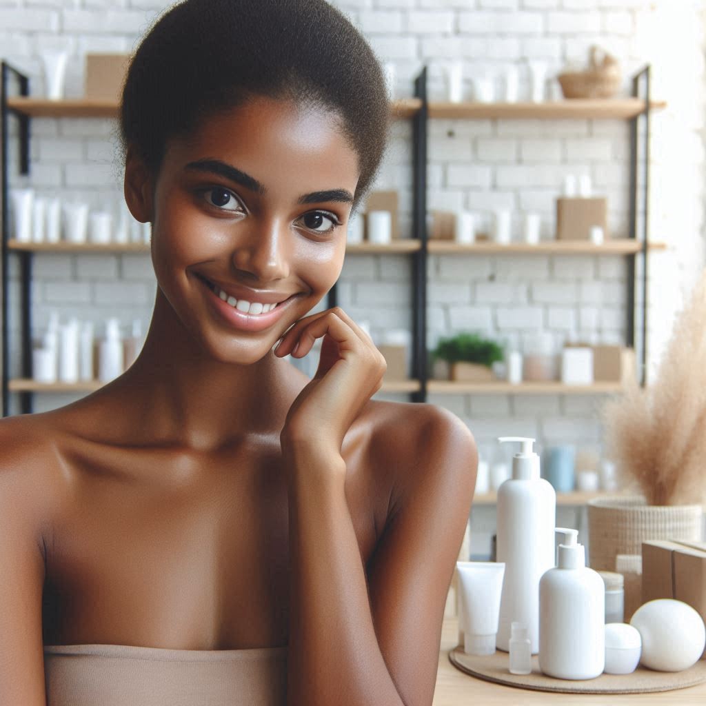 피부,체형관리 샵 배경