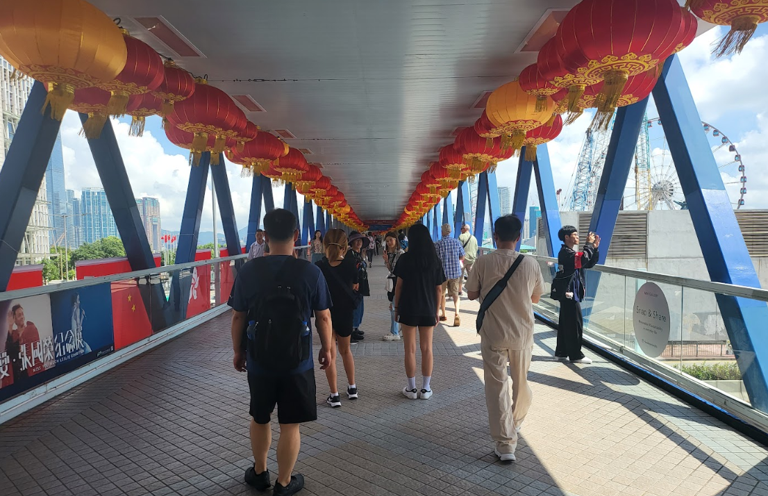 해외 홍콩 여행 2박 3일 센트럴 스타 페리호 탑승 하러 도보 이동