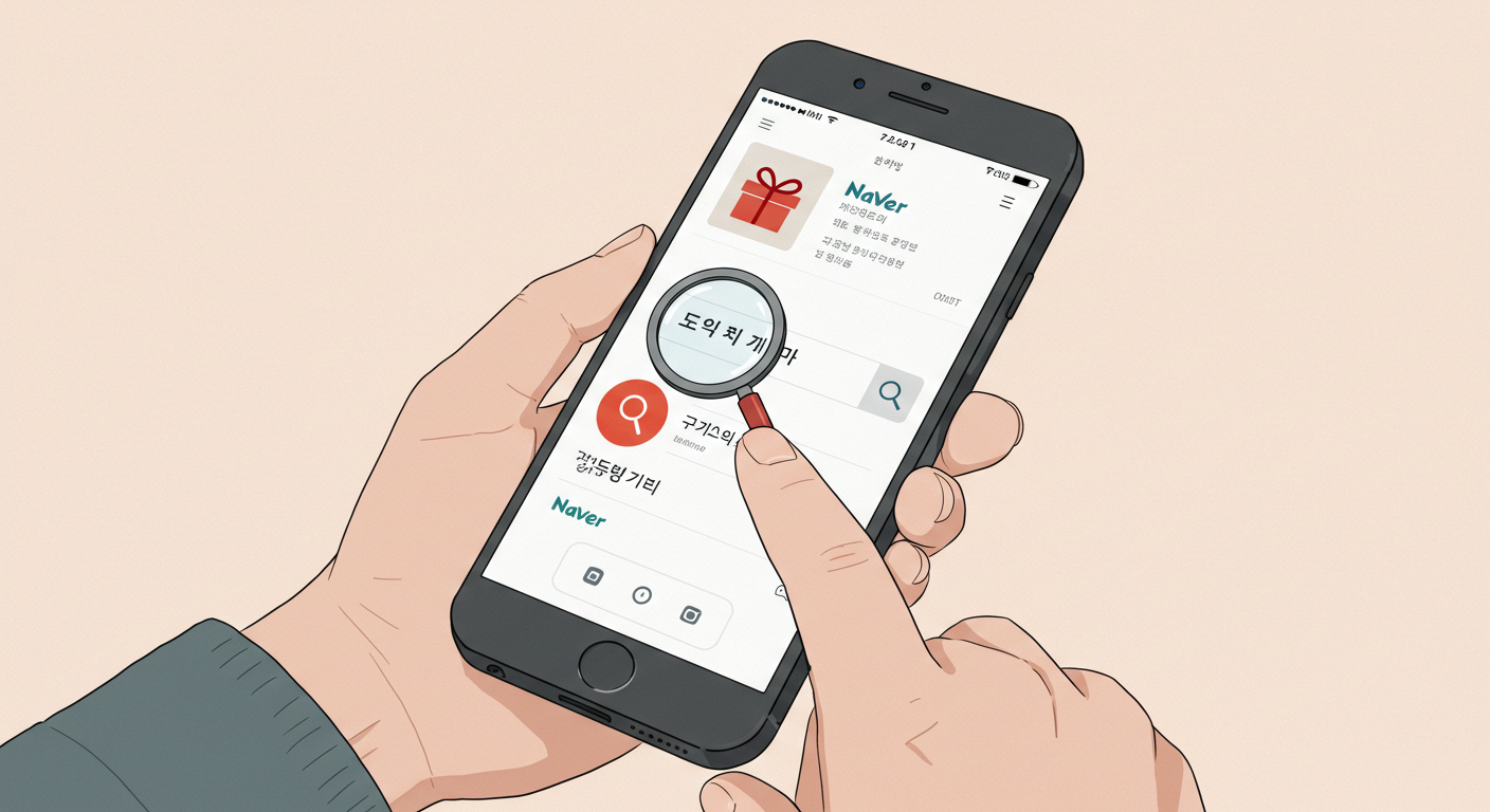 네이버 선물하기 사용 방법
