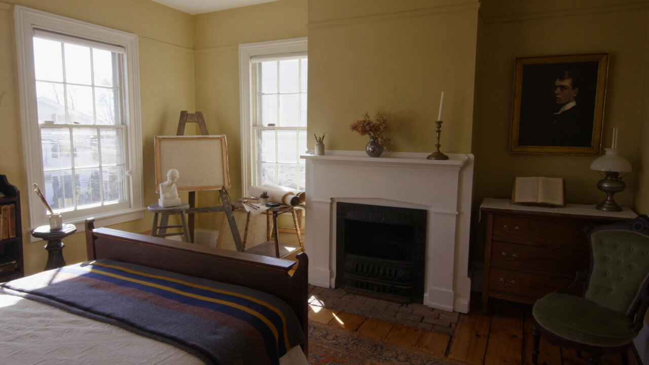 호퍼가 어릴 적 살았던 생가의 호퍼의 방