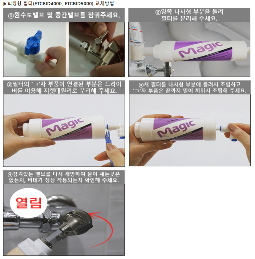 필터교체방법