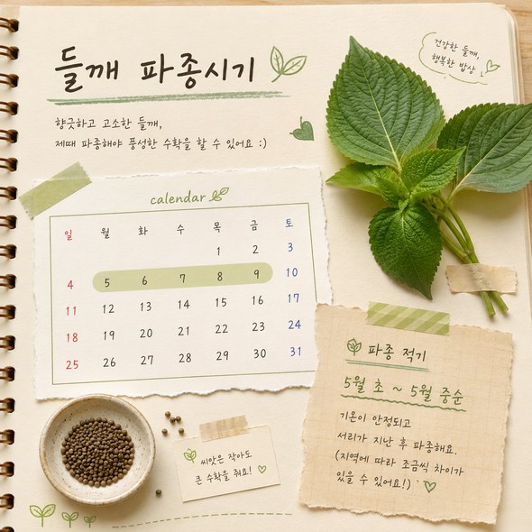 들깨 파종시기