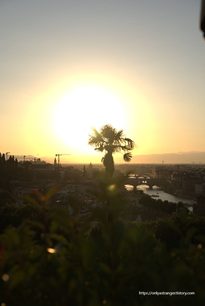 노을지는 아르노강