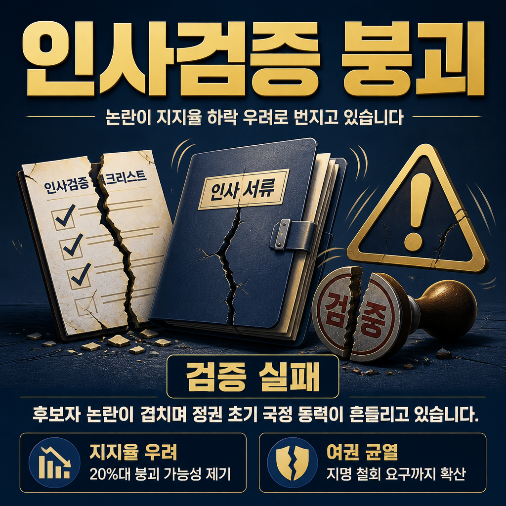 인사검증 붕괴