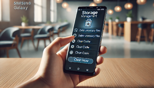 불필요한 파일 및 캐시 데이터 삭제
