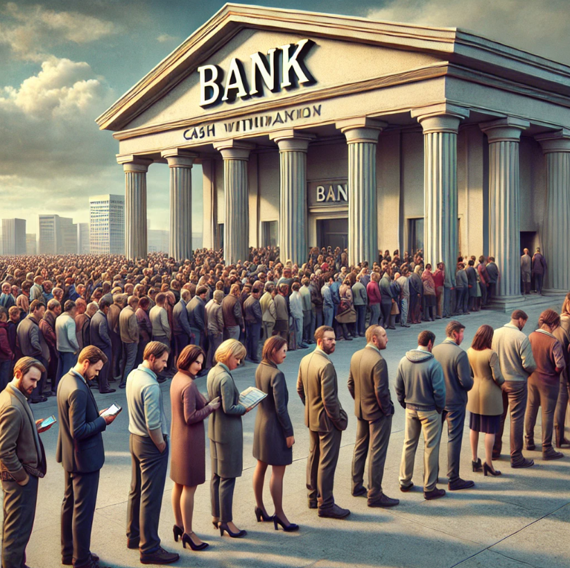 출처 : Dall E. 뱅크런