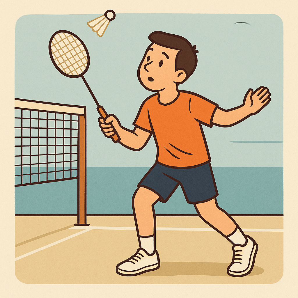 배드민턴 연습 이미지