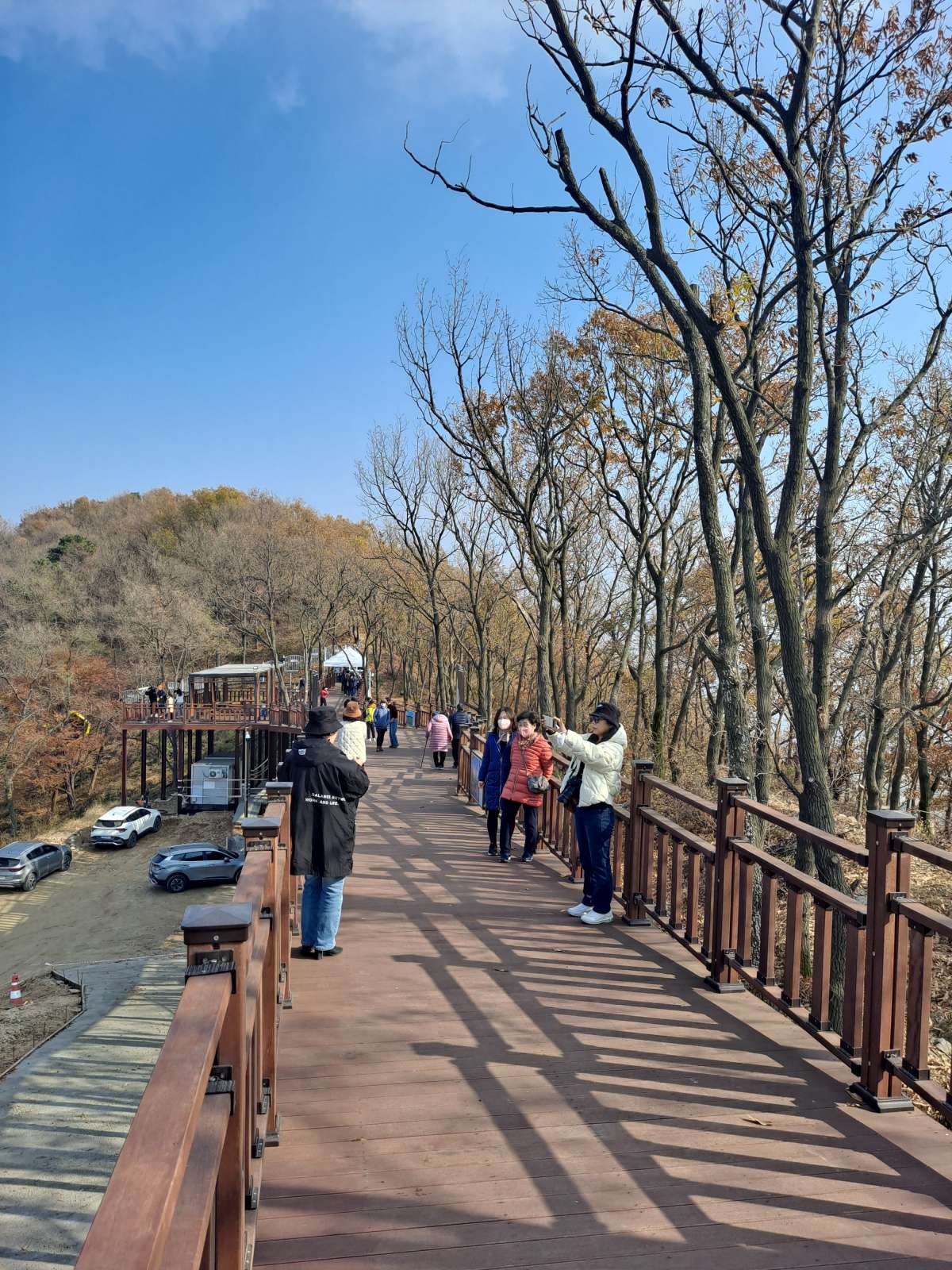 화개산 정상 데크길