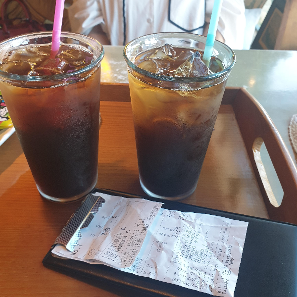 성북동 카페 조셉의 커피 나무_주문한 커피_카메룬 블루마운틴_예멘 모카 마타리