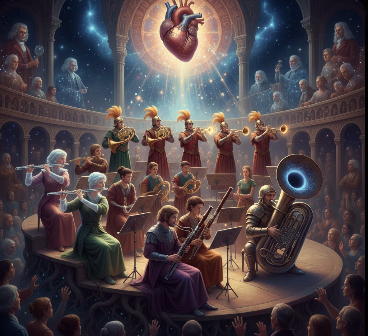 오케스트라 관악기 편성 관련 그림