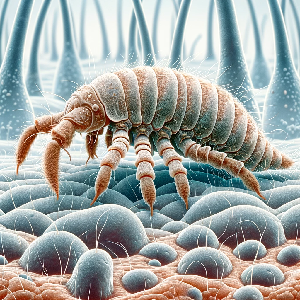 이가 진드기(Demodex)