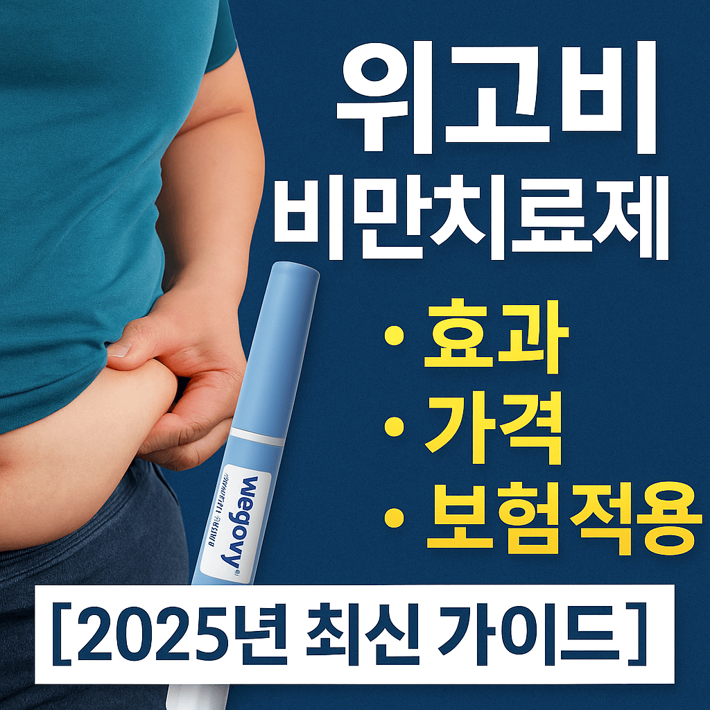 위고비 비만치료제 효과, 가격, 보험 적용까지 한눈에 정리 2025년 최신 가이드