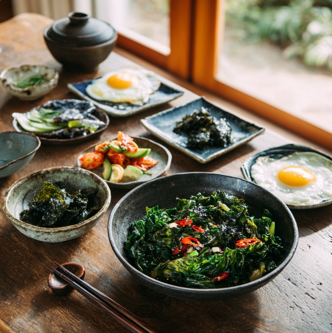 건강식단 웰빙 으로 차린 식탁