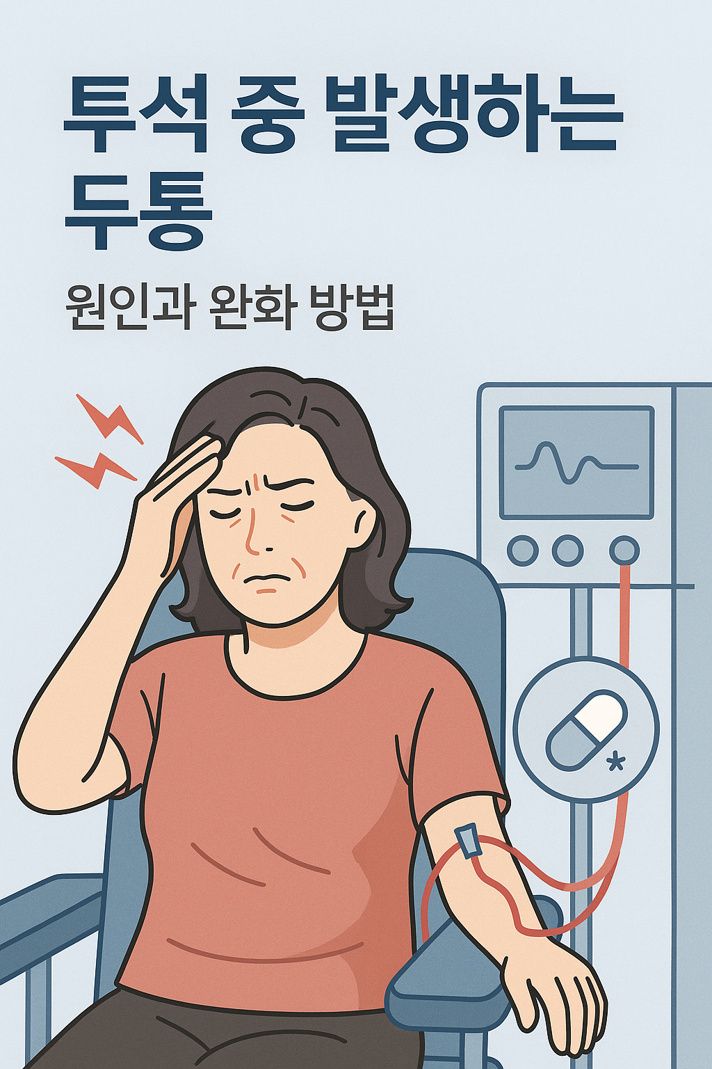 투석 중 발생하는 두통, 원인과 완화 방법