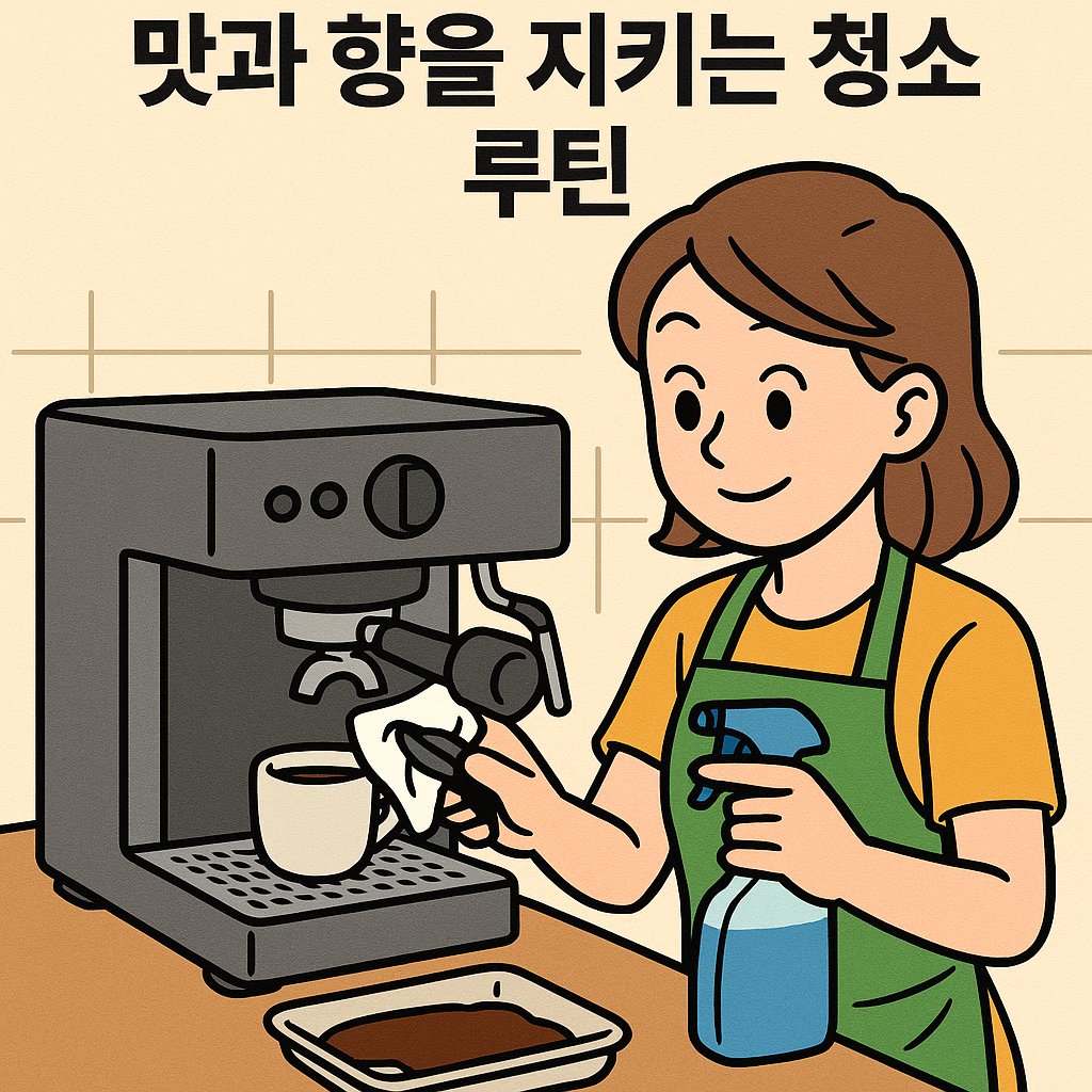 커피머신 관리 꿀팁: 맛과 향을 지키는 청소 루틴
